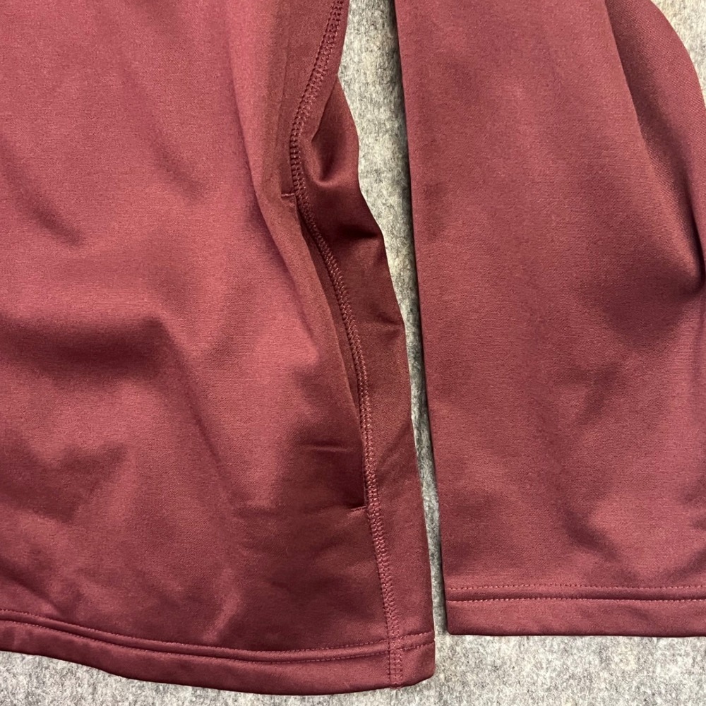 Callaway Pullover Mens XL Maroon Quarter Zip Textured Ribbed Performance New - Picture 3 of 9